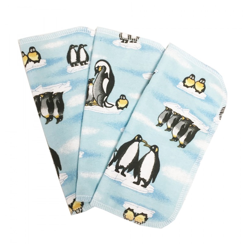 Penguin - Flannel  wipes